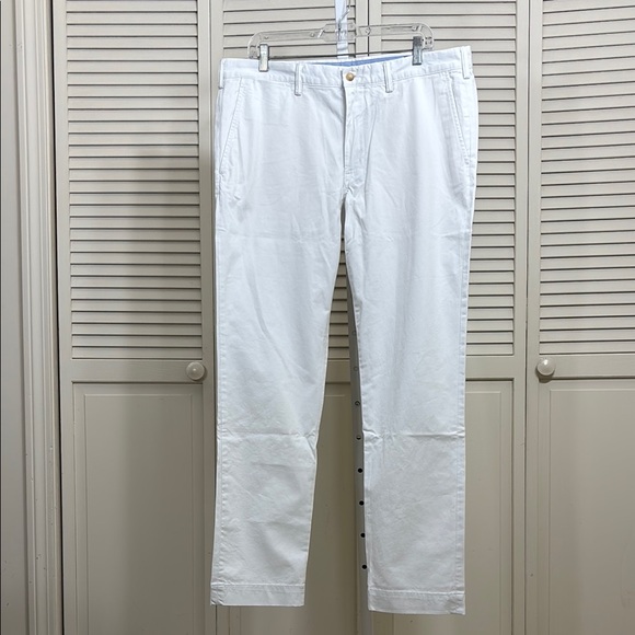Polo Ralph Lauren Other - NWT Polo by Ralph Lauren White Chinos Stretch Slim Fit Pants Size 36 x 32